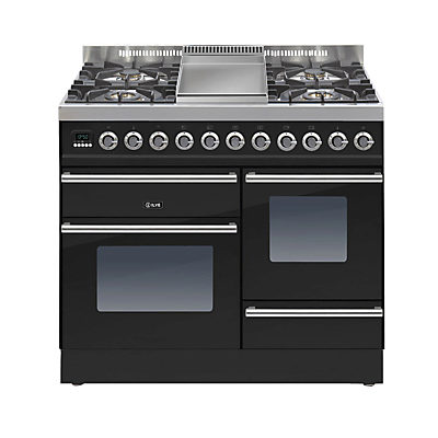 ILVE PTW100FE3 Roma Dual Fuel Freestanding Range Cooker Gloss Black ILVE PTW100FE3 Roma Dual Fuel Freestanding Range Cooker Gloss Black